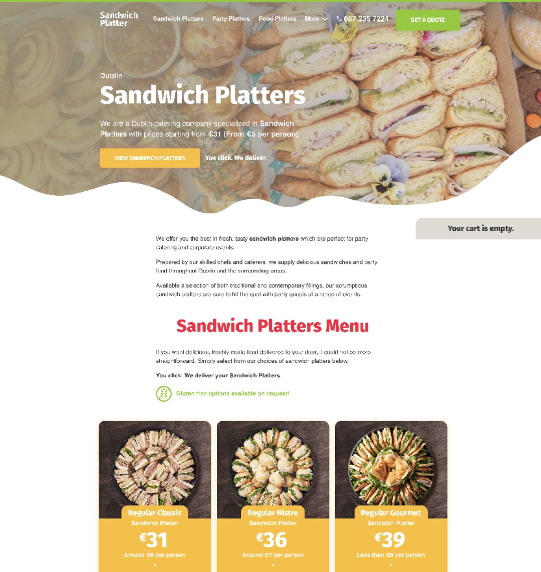 sandwichplatter - sandwich platters