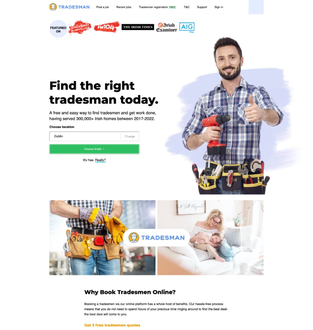 tradesman - tradesmen ireland