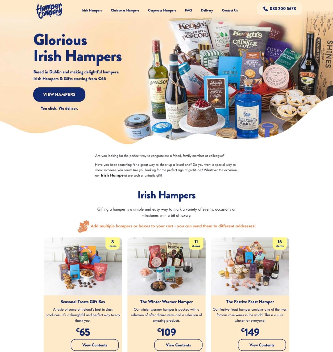hamper company - irish hampers